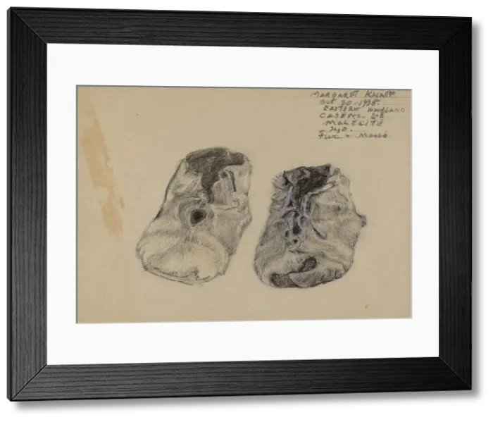 Framed Print : Booties, c. 1935. Creator: Margaret Knapp Framed Print : Booties, c. 1935. Creator: Margaret Knapp