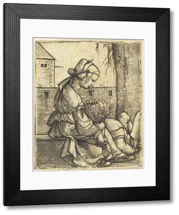 Framed Print : Samson and Delilah, c. 1520 / 1525. Creator: Albrecht Altdorfer Framed Print : Samson and Delilah, c. 1520 / 1525. Creator: Albrecht Altdorfer