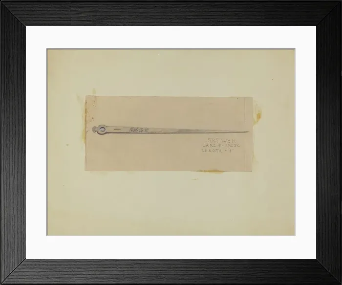 Framed Print : Silver Skewer, c. 1936. Creator: Margaret Knapp Framed Print : Silver Skewer, c. 1936. Creator: Margaret Knapp