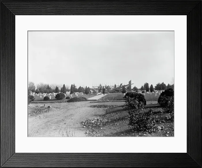Framed Print : Confederate Monument, Arlington National Cemetery - Confederate Ground, with Foundations... 1912. Creator: Harris & Ewing. Confederate Monument, Arlington National Cemetery - Confederate Ground, with Foundations... 1912 Framed Print : Confederate Monument, Arlington National Cemetery - Confederate Ground, with Foundations... 1912. Creator: Harris & Ewing. Confederate Monument, Arlington National Cemetery - Confederate Ground, with Foundations... 1912