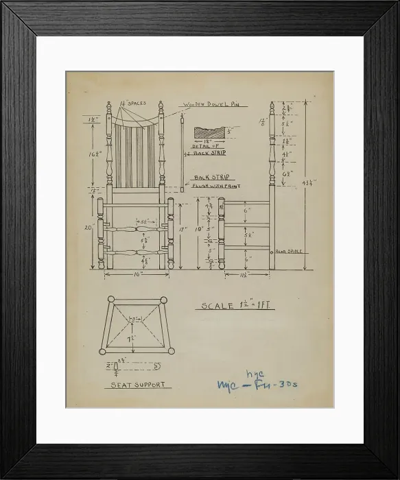 Framed Print : Seat, c. 1936. Creator: Margaret Knapp Framed Print : Seat, c. 1936. Creator: Margaret Knapp