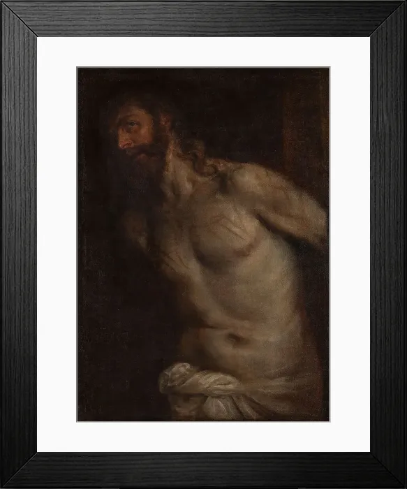 Framed Print : The Flagellation of Christ. Creator: Titian (1488-1576) Framed Print : The Flagellation of Christ. Creator: Titian (1488-1576)