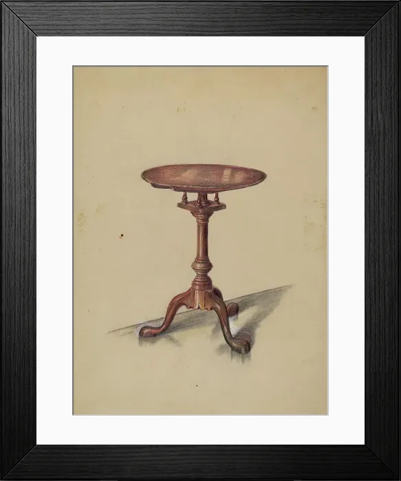 Framed Print : Tip-top Table, 1935 / 1942. Creator: Hans Korsch Framed Print : Tip-top Table, 1935 / 1942. Creator: Hans Korsch