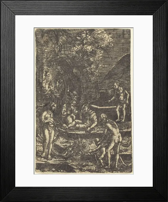 Framed Print : Judgment of Paris, c. 1515 / 1518. Creator: Albrecht Altdorfer Framed Print : Judgment of Paris, c. 1515 / 1518. Creator: Albrecht Altdorfer