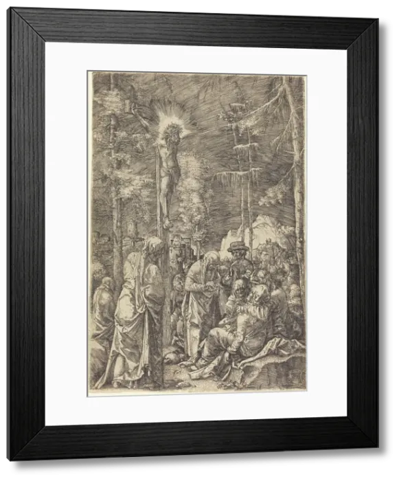 Framed Print : The Large Crucifixion, c. 1515 / 1517. Creator: Albrecht Altdorfer Framed Print : The Large Crucifixion, c. 1515 / 1517. Creator: Albrecht Altdorfer