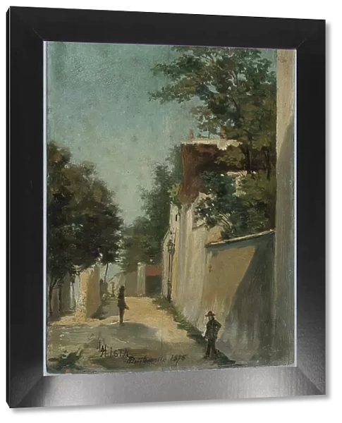 Rue Saint-Vincent in Montmartre, 18th arrondissement, 1875. Creator: Louis Hista