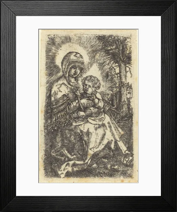 Framed Print : The Beautiful Virgin of Ratisbon in a Landscape, c. 1519 / 1520. Creator: Albrecht Altdorfer. The Beautiful Virgin of Ratisbon in a Landscape, c. 1519 / 1520. Creator: Albrecht Altdorfer Framed Print : The Beautiful Virgin of Ratisbon in a Landscape, c. 1519 / 1520. Creator: Albrecht Altdorfer. The Beautiful Virgin of Ratisbon in a Landscape, c. 1519 / 1520. Creator: Albrecht Altdorfer