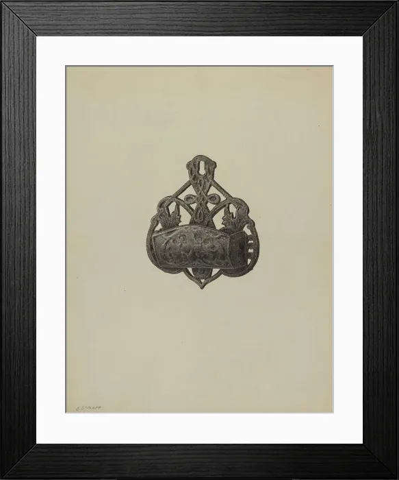 Framed Print : Match Safe, c. 1939. Creator: Jack Staloff Framed Print : Match Safe, c. 1939. Creator: Jack Staloff