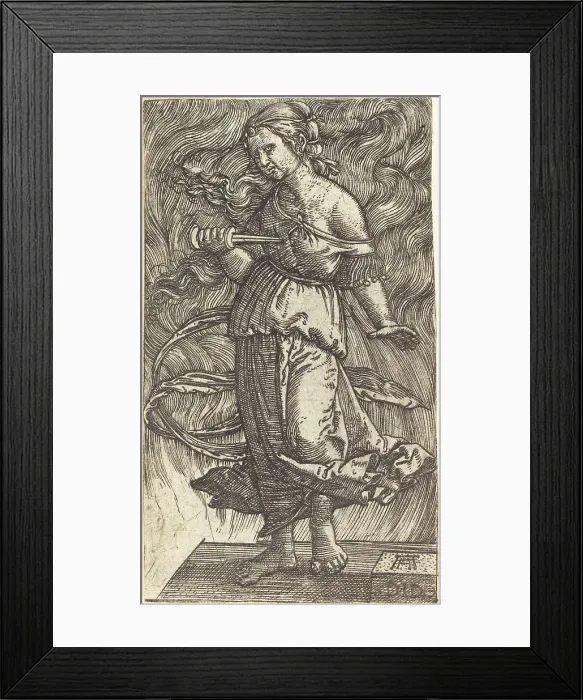 Framed Print : The Suicide of Dido, c. 1520 / 1530. Creator: Albrecht Altdorfer Framed Print : The Suicide of Dido, c. 1520 / 1530. Creator: Albrecht Altdorfer