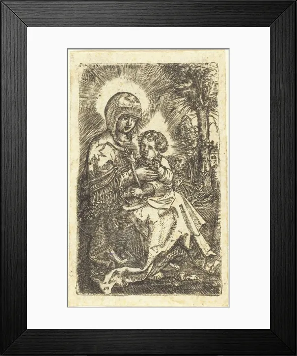 Framed Print : The Beautiful Virgin of Ratisbon in a Landscape, c. 1519 / 1520. Creator: Albrecht Altdorfer. The Beautiful Virgin of Ratisbon in a Landscape, c. 1519 / 1520. Creator: Albrecht Altdorfer Framed Print : The Beautiful Virgin of Ratisbon in a Landscape, c. 1519 / 1520. Creator: Albrecht Altdorfer. The Beautiful Virgin of Ratisbon in a Landscape, c. 1519 / 1520. Creator: Albrecht Altdorfer