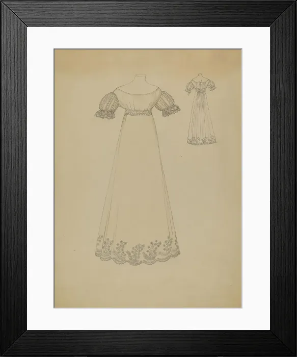 Framed Print : Dress, c. 1936. Creator: Rosalia Lane Framed Print : Dress, c. 1936. Creator: Rosalia Lane