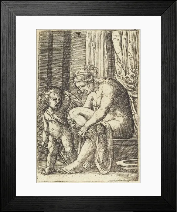 Framed Print : Venus after the Bath, c. 1525 / 1530. Creator: Albrecht Altdorfer Framed Print : Venus after the Bath, c. 1525 / 1530. Creator: Albrecht Altdorfer