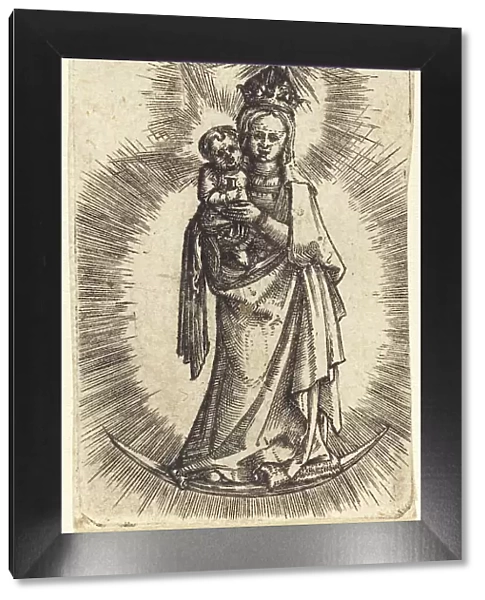 Madonna and Child Standing with a Crescent, c. 1515 / 1518. Creator: Albrecht Altdorfer