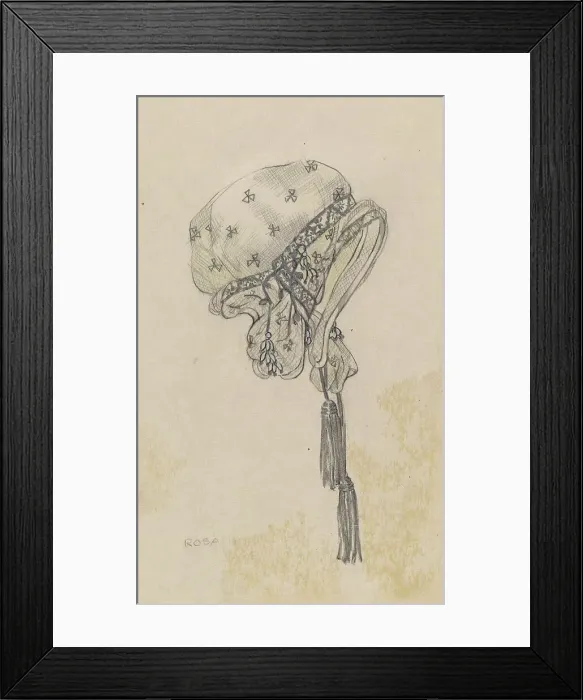 Framed Print : Cap, 1935 / 1942. Creator: Rosalia Lane Framed Print : Cap, 1935 / 1942. Creator: Rosalia Lane