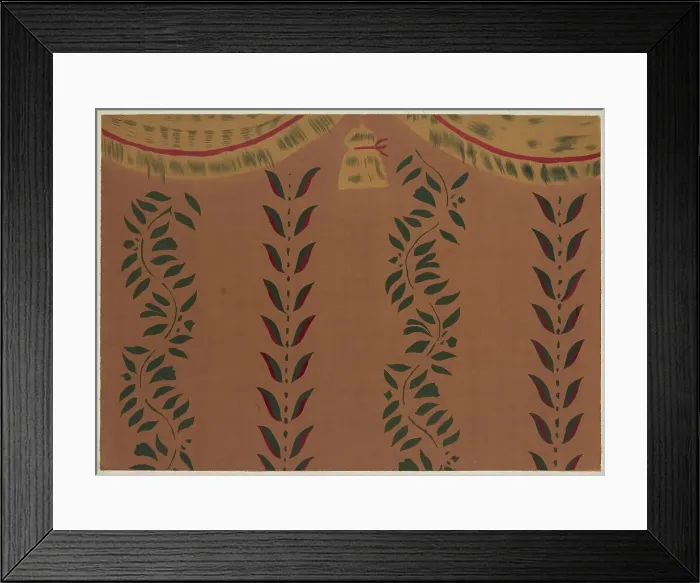 Framed Print : Wall Stencil, c. 1939. Creator: Michael Lauretano Framed Print : Wall Stencil, c. 1939. Creator: Michael Lauretano