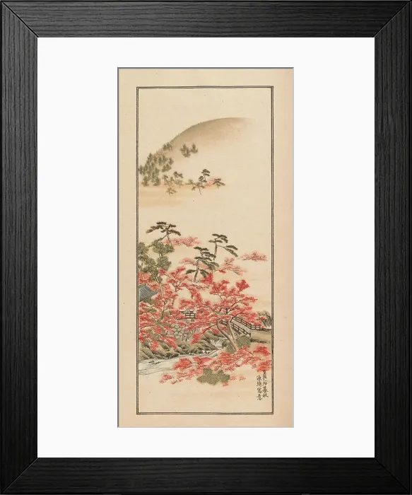 Framed Print : Shubi gakan (Drawing Methods for Aesthetic Pictures), 1889. Creator: Sakujiro, Nanbara (active 1889) Framed Print : Shubi gakan (Drawing Methods for Aesthetic Pictures), 1889. Creator: Sakujiro, Nanbara (active 1889)