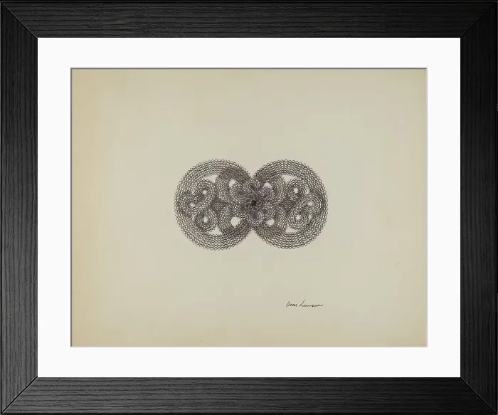 Framed Print : Brooch, c. 1939. Creator: Irene Lawson Framed Print : Brooch, c. 1939. Creator: Irene Lawson
