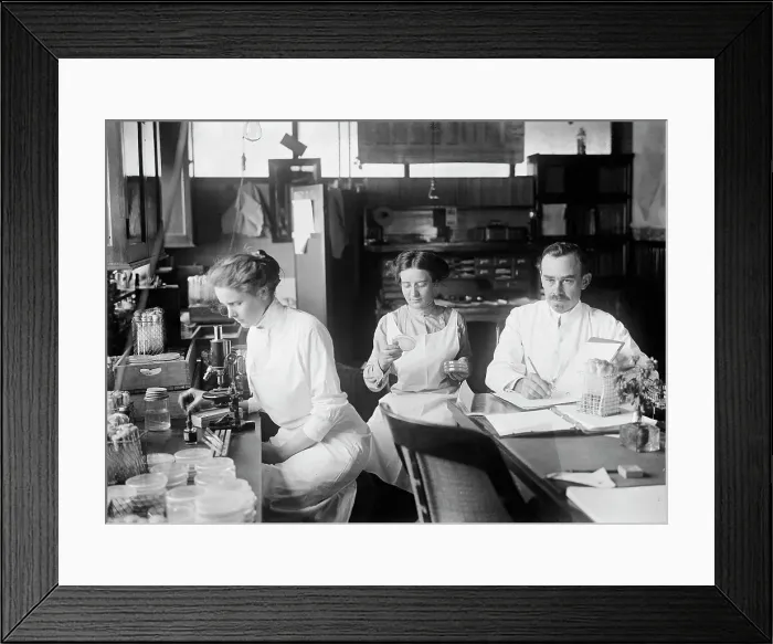Framed Print : Bacteriology - Dr. George Stiles, 1912. Creator: Harris & Ewing. Bacteriology - Dr. George Stiles, 1912. Creator: Harris & Ewing Framed Print : Bacteriology - Dr. George Stiles, 1912. Creator: Harris & Ewing. Bacteriology - Dr. George Stiles, 1912. Creator: Harris & Ewing