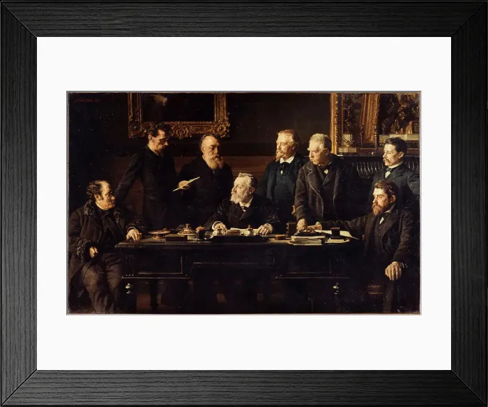 Framed Print : Office of the Municipal Council, in July 1883. Creator: Armand Felix Marie Jobbe-Duval Framed Print : Office of the Municipal Council, in July 1883. Creator: Armand Felix Marie Jobbe-Duval