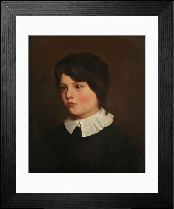 Framed Print : Charles Hugo enfant, c.1834. Creator: Charles-Emile-Callande de Champmartin Framed Print : Charles Hugo enfant, c.1834. Creator: Charles-Emile-Callande de Champmartin