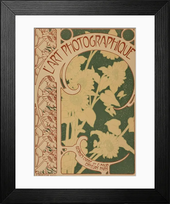 Framed Print : L'Art Photographique No. 10, 1900. Creator: Mucha, Alfons Marie (1860-1939) Framed Print : L'Art Photographique No. 10, 1900. Creator: Mucha, Alfons Marie (1860-1939)