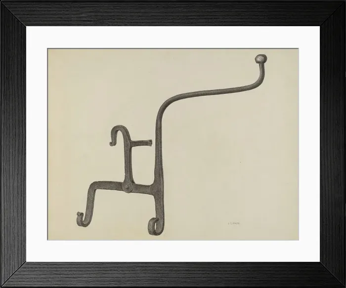 Framed Print : Kettle Tilter, c. 1939. Creator: Jacob Lipkin Framed Print : Kettle Tilter, c. 1939. Creator: Jacob Lipkin