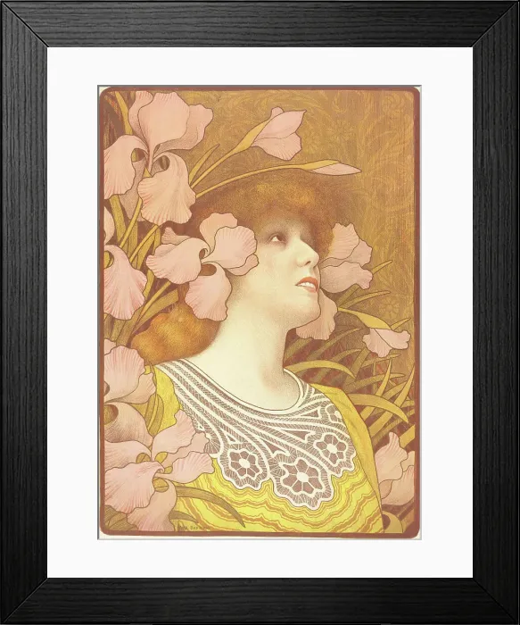 Framed Print : Sarah Bernhardt as La Princesse Lointaine, 1901. Creator: Berthon, Paul (1872-1909) Framed Print : Sarah Bernhardt as La Princesse Lointaine, 1901. Creator: Berthon, Paul (1872-1909)