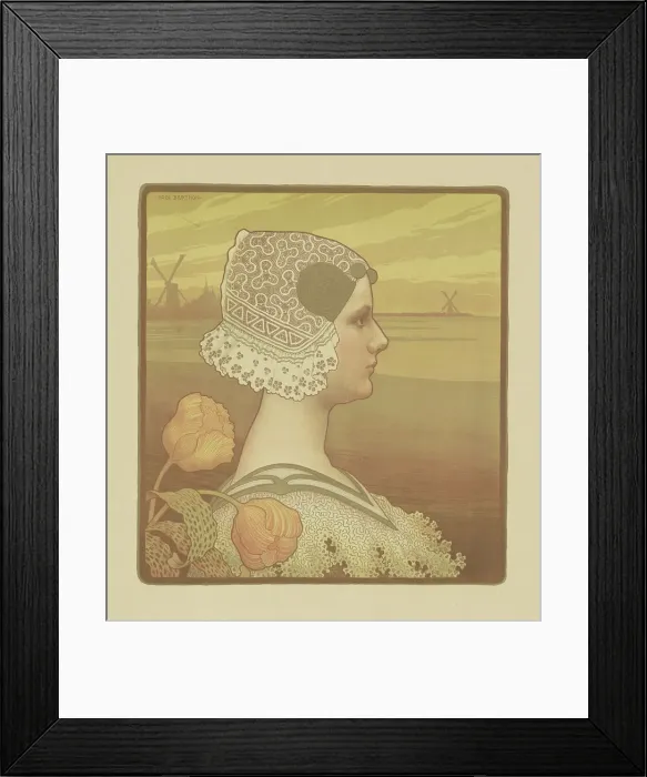 Framed Print : Wilhelmina Queen of the Netherlands, 1898. Creator: Berthon, Paul (1872-1909) Framed Print : Wilhelmina Queen of the Netherlands, 1898. Creator: Berthon, Paul (1872-1909)