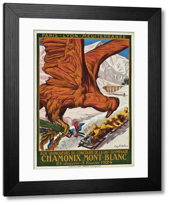 Framed Print : 1924 Winter Olympics, Chamonix, 1924. Creator: Matisse, Auguste (1866-1931) Framed Print : 1924 Winter Olympics, Chamonix, 1924. Creator: Matisse, Auguste (1866-1931)