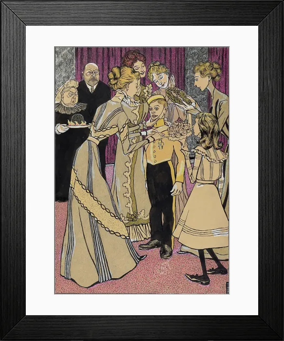 Framed Print : Hero worship. Creator: Heine, Thomas Theodor (1867-1948) Framed Print : Hero worship. Creator: Heine, Thomas Theodor (1867-1948)