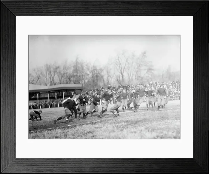 Framed Print : Football - Costello; Georgetown-Virginia Game, 1912. Creator: Harris & Ewing. Football - Costello; Georgetown-Virginia Game, 1912. Creator: Harris & Ewing Framed Print : Football - Costello; Georgetown-Virginia Game, 1912. Creator: Harris & Ewing. Football - Costello; Georgetown-Virginia Game, 1912. Creator: Harris & Ewing