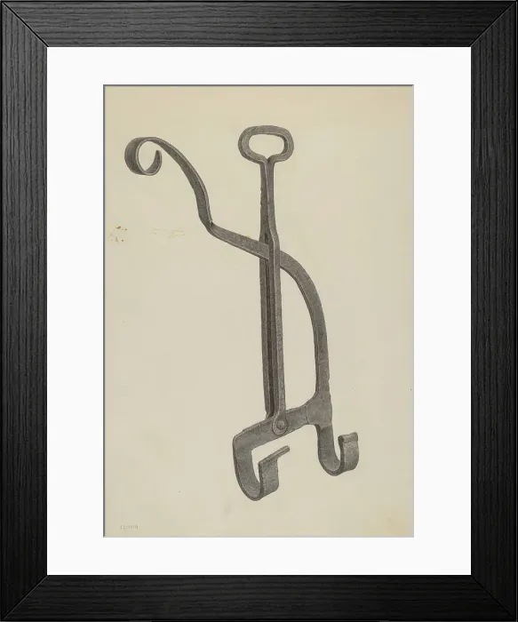 Framed Print : Kettle Tilter, c. 1939. Creator: Jacob Lipkin Framed Print : Kettle Tilter, c. 1939. Creator: Jacob Lipkin