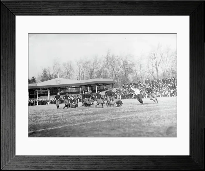Framed Print : Football - Costello; Georgetown-Virginia Game, 1912. Creator: Harris & Ewing. Football - Costello; Georgetown-Virginia Game, 1912. Creator: Harris & Ewing Framed Print : Football - Costello; Georgetown-Virginia Game, 1912. Creator: Harris & Ewing. Football - Costello; Georgetown-Virginia Game, 1912. Creator: Harris & Ewing
