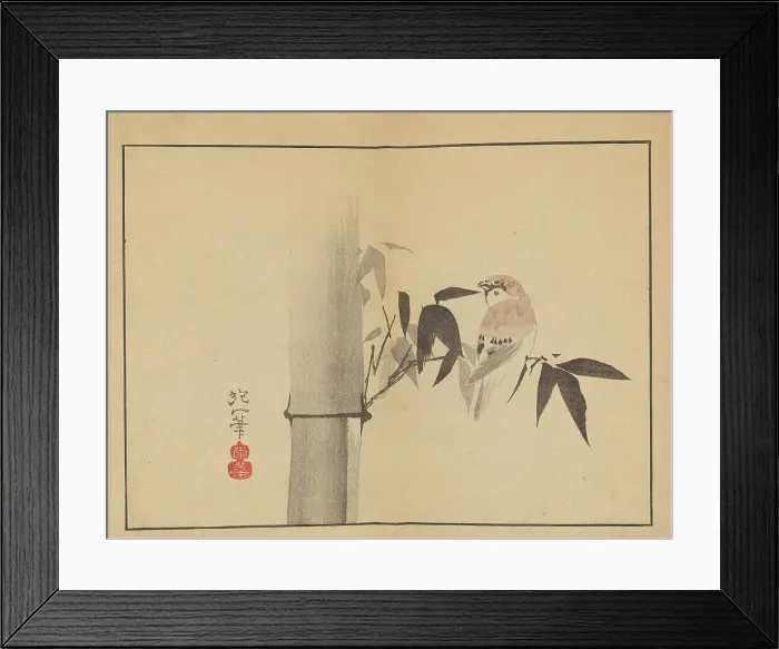 Framed Print : Sakai Hoitsu gajo (Sakai Hoitsu painting album). Creator: Hoitsu, Sakai (1761-1828) Framed Print : Sakai Hoitsu gajo (Sakai Hoitsu painting album). Creator: Hoitsu, Sakai (1761-1828)