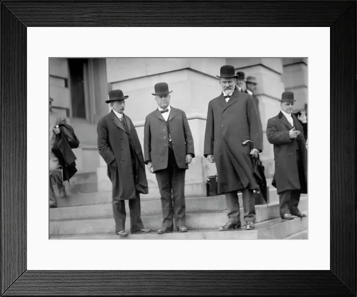 Framed Print : Charles Lafayette Bartlett, Joseph Eugene Ransdell, Sparkman, 1911. Creator: Harris & Ewing. Charles Lafayette Bartlett, Joseph Eugene Ransdell, Sparkman, 1911. Creator: Harris & Ewing Framed Print : Charles Lafayette Bartlett, Joseph Eugene Ransdell, Sparkman, 1911. Creator: Harris & Ewing. Charles Lafayette Bartlett, Joseph Eugene Ransdell, Sparkman, 1911. Creator: Harris & Ewing