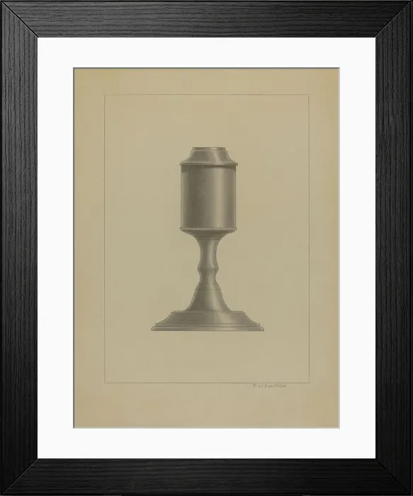 Framed Print : Lamp, c. 1936. Creator: Sidney Liswood Framed Print : Lamp, c. 1936. Creator: Sidney Liswood