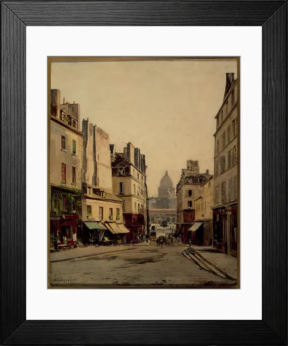 Framed Print : Rue du Haut-Pavé, in 1888, 1888. Creator: Emmanuel Lansyer Framed Print : Rue du Haut-Pavé, in 1888, 1888. Creator: Emmanuel Lansyer