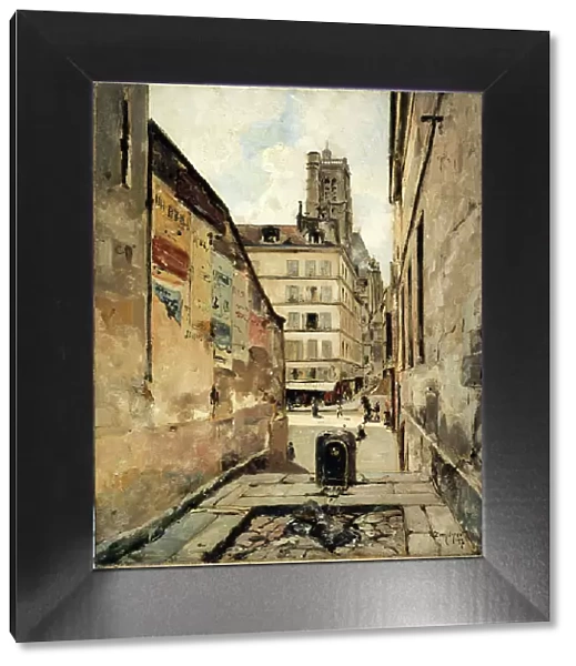 Rue Grenier-sur-l'Eau, 1886. Creator: Emmanuel Lansyer