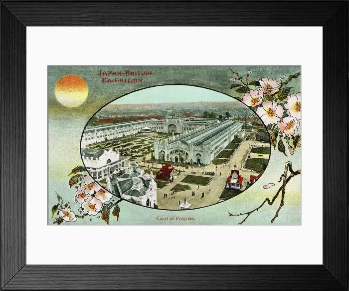 Framed Print : The Japan-British Exhibition of 1910, 1910. Creator: Anonymous Framed Print : The Japan-British Exhibition of 1910, 1910. Creator: Anonymous