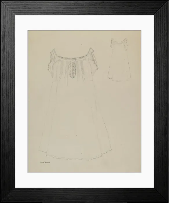 Framed Print : Chemise, c. 1937. Creator: Edith Magnette Framed Print : Chemise, c. 1937. Creator: Edith Magnette