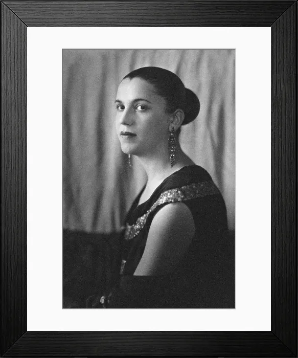 Framed Print : Portrait of Tarsila do Amaral, Early 1920s. Creator: Anonymous Framed Print : Portrait of Tarsila do Amaral, Early 1920s. Creator: Anonymous