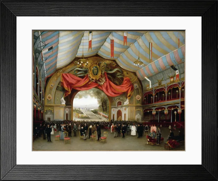 Framed Print : Performance of the Triumphal Ode to the glory of the Republic... September 19, 1889. Creator: Lavialle de Lameillere. Performance of the Triumphal Ode to the glory of the Republic... September 19, 1889 Framed Print : Performance of the Triumphal Ode to the glory of the Republic... September 19, 1889. Creator: Lavialle de Lameillere. Performance of the Triumphal Ode to the glory of the Republic... September 19, 1889