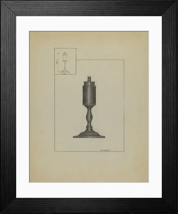 Framed Print : Lamp, c. 1936. Creator: Matthew Mangiacotti Framed Print : Lamp, c. 1936. Creator: Matthew Mangiacotti