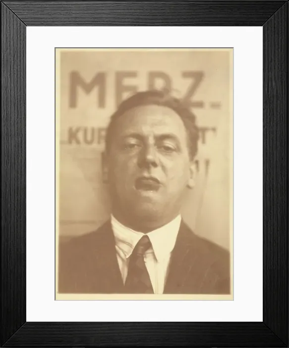 Framed Print : Kurt Schwitters, 1924-1925. Creator: Lissitzky, El (1890-1941) Framed Print : Kurt Schwitters, 1924-1925. Creator: Lissitzky, El (1890-1941)