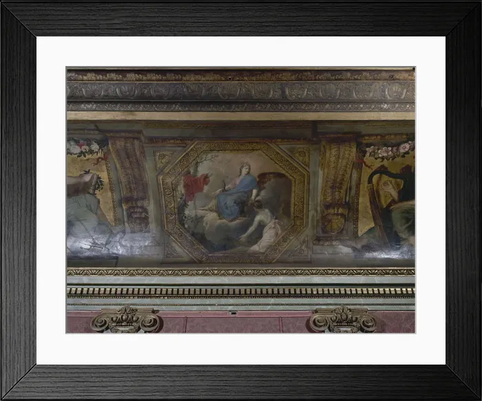 Framed Print : Psyche begs Juno's protection, between 1652 and 1655. Creator: Charles le Brun