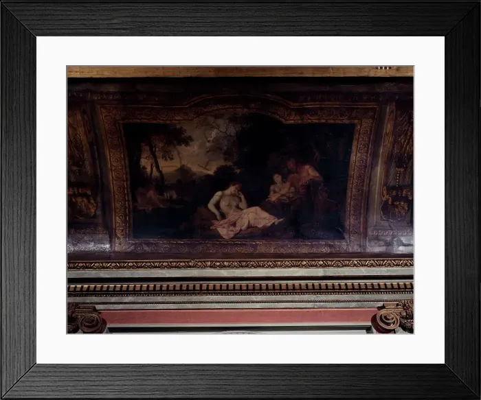 Framed Print : Psyche consoled by Pan, between 1652 and 1655. Creator: Charles le Brun Framed Print : Psyche consoled by Pan, between 1652 and 1655. Creator: Charles le Brun