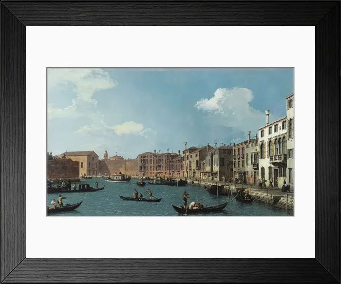 Framed Print : View of the Santa Chiara canal, in Venice, c1730. Creator: Canaletto Framed Print : View of the Santa Chiara canal, in Venice, c1730. Creator: Canaletto