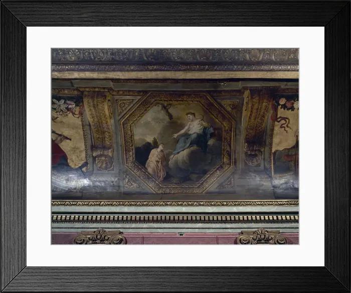 Framed Print : Psyche implores Ceres for protection from Venus revenge, between 1652 and 1655. Creator: Charles le Brun Framed Print : Psyche implores Ceres for protection from Venus revenge, between 1652 and 1655. Creator: Charles le Brun