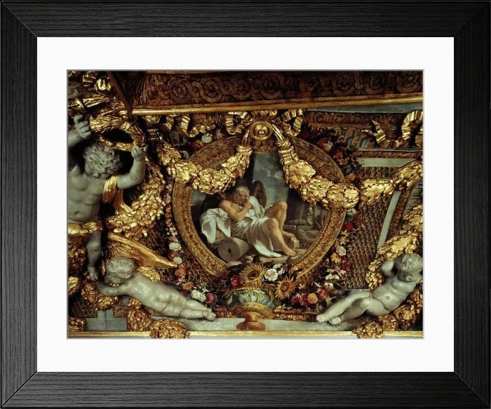 Framed Print : Saturn or winter, between 1652 and 1655. Creator: Charles le Brun Framed Print : Saturn or winter, between 1652 and 1655. Creator: Charles le Brun