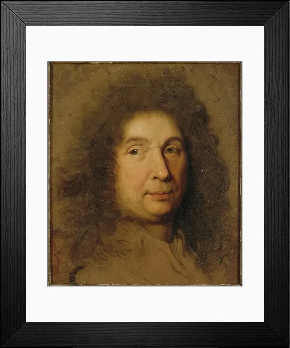 Framed Print : Self -portrait of Charles Lebrun, between 1651 and 1700. Creator: Charles le Brun Framed Print : Self -portrait of Charles Lebrun, between 1651 and 1700. Creator: Charles le Brun